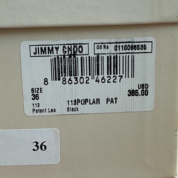 Jimmy Choo Black Patent Leather Sandal - Picture 8 of 11